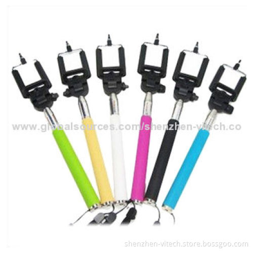 New Colorful Handheld Aluminum Alloy Monopods for Gopro, OEM, ODM Orders Welcomed